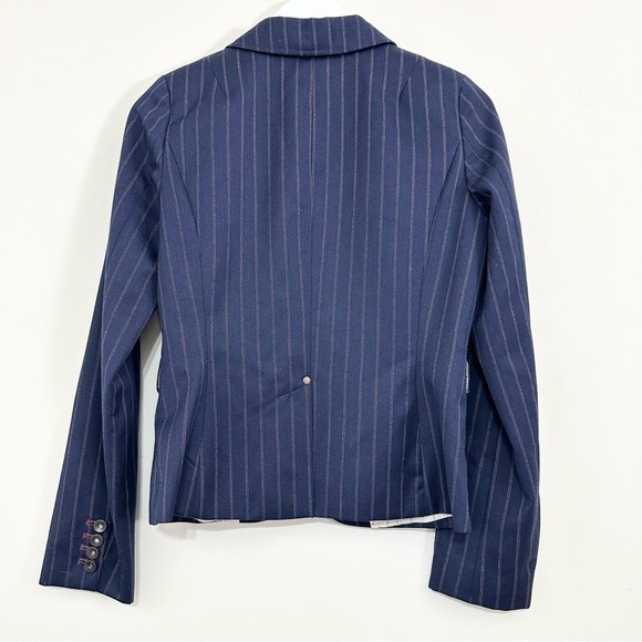 Fillmore Studios California Pinstripe Wool Blazer Jacket - Picture 7 of 11